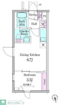 デュオメゾン高円寺駅前の物件間取画像